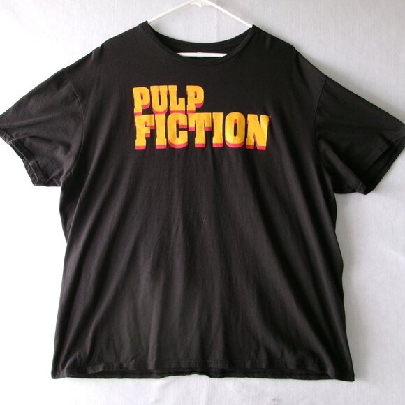 Pulp Fiction Black Short Sleeve Tee Shirt 2XL Men's - Picture 1 of 3